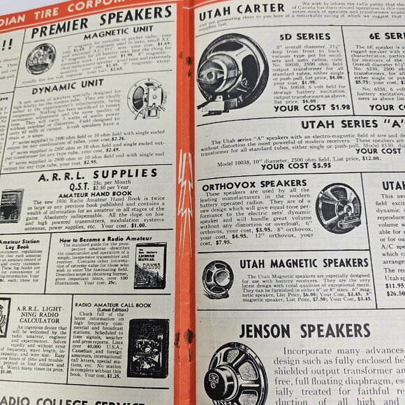 1935-1936 Canadian Tire Confidential Radio Vintage Catalog Rare Vancouver Canada - Picture 14 of 16